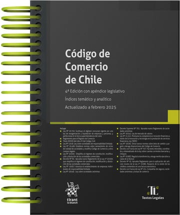 CODIGO COMERCIO DE CHILE 2025 ANILLADO