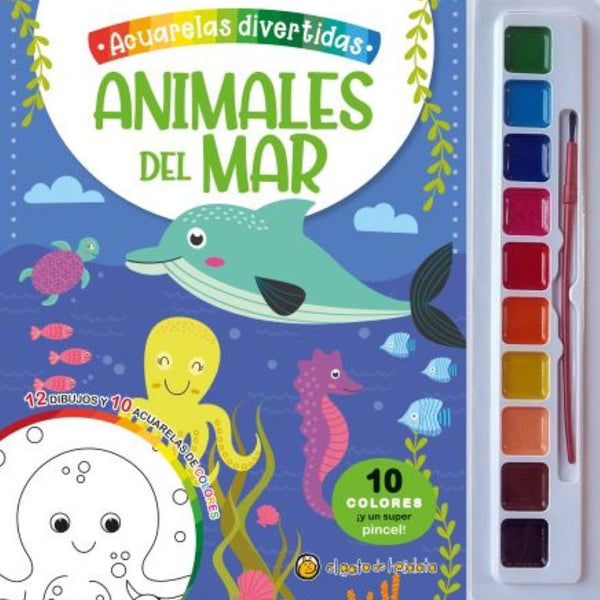 ACUARELAS DIVERTIDAS: ANIMALES DEL MAR