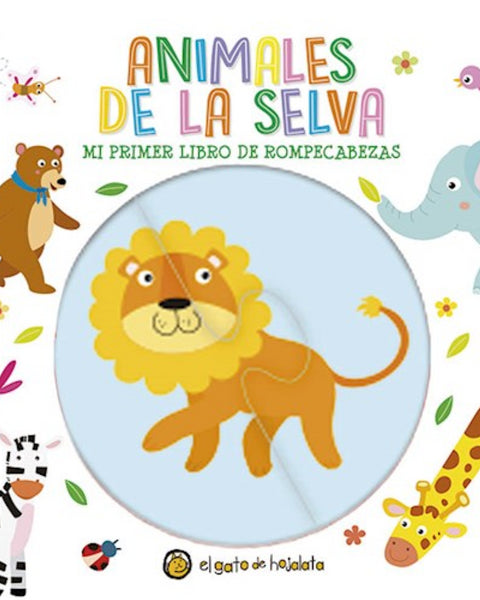 ANIMALES DE LA SELVA - MI PRIMER LIBRO DE ROMPECABEZA