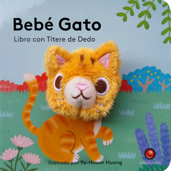 BEBE GATO libro con titere de dedo