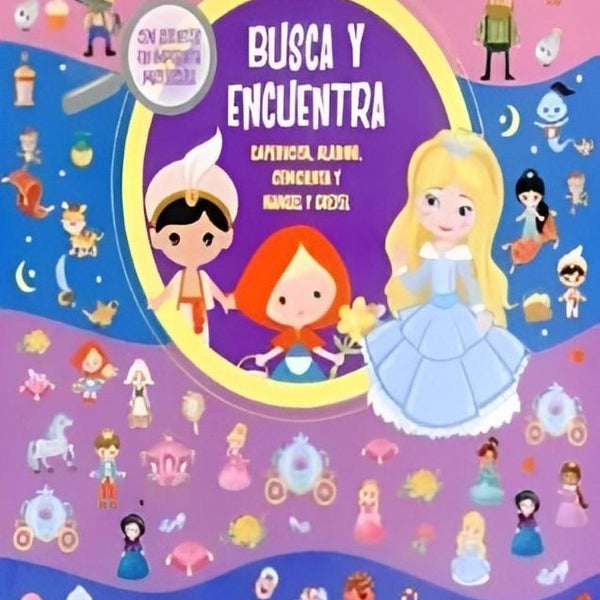 BUSCA Y ENCUENTRA-CAPERUCITA, ALADINO, CENICIENTA Y HANSEL Y GRETEL