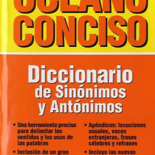 DICCIONARIO OCEANO CONCISO DE SINONIMOS Y ANTONIMOS