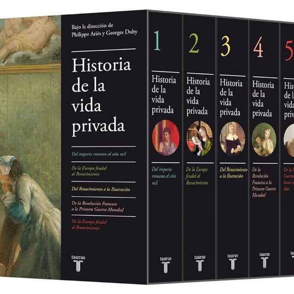 ESTUCHE HISTORIA DE LA VIDA PRIVADA