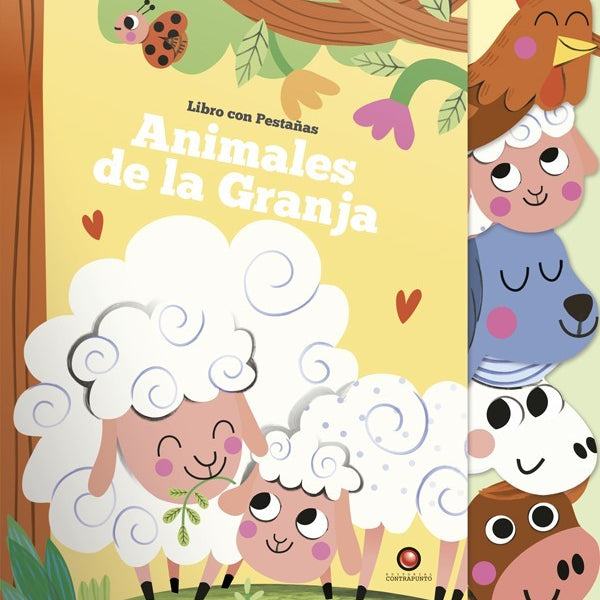 Libro con pestañas - ANIMALES DE LA GRANJA
