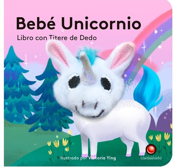 libro con titere de dedo - BEBE UNICORNIO