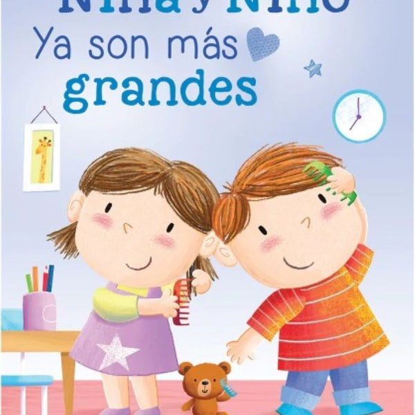 NIÑA Y NIÑO YA SON MAS GRANDES