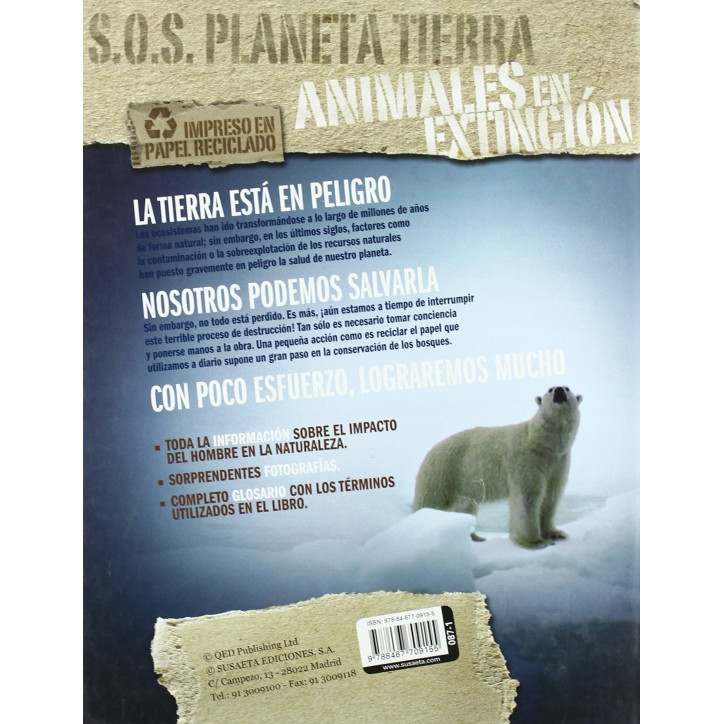 ANIMALES EN EXTINSION - S.O.S PLANETA TIERRA