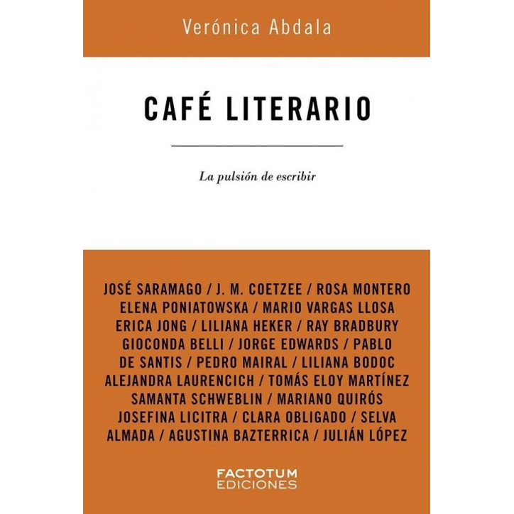 CAFE LITERARIO LA PULSASION DE ESCRIBIR