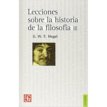 LECCIONES SOBRE LA HISTORIA DE LA FILOSOFIA III