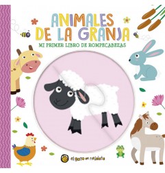 ANIMALES DE LA GRANJA - MI PRIMER LIBRO DE ROMPECABEZA