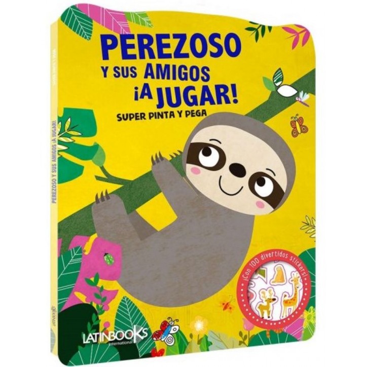 SÚPER PINTA Y PEGA - PEREZOSO Y SUS AMIGOS A JUGAR!