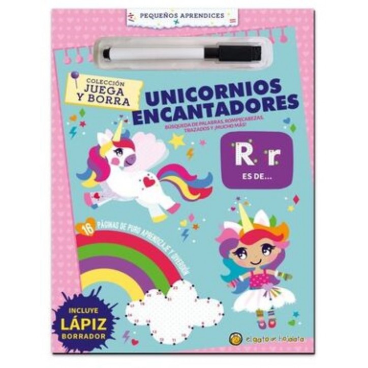 JUEGA Y BORRA: UNICORNIOS ENCANTADORES