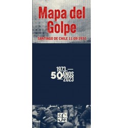 MAPA DEL GOLPE. SANTIAGO DE  CHILE 11-09-1973