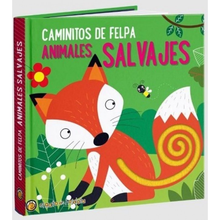 CAMINITOS DE FELPA ANIMALES SALVAJES