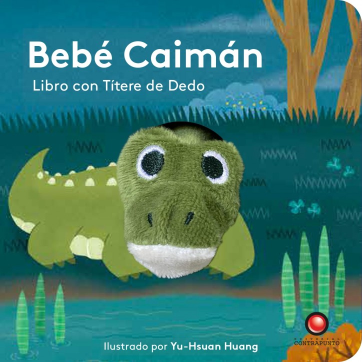 LIBRO CON TITERE DE DEDO - BEBE CAIMAN