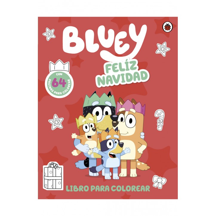 BLUEY. FELIZ NAVIDAD. LIBRO COLOREAR