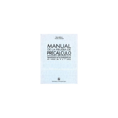 MANUAL DE LA PRUEBA DE PRECALCULO