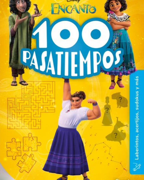 100 PASATIEMPOS (TRIVIAS, SUDOKUS, ACERTIJOS Y MÁS). ENCANTO