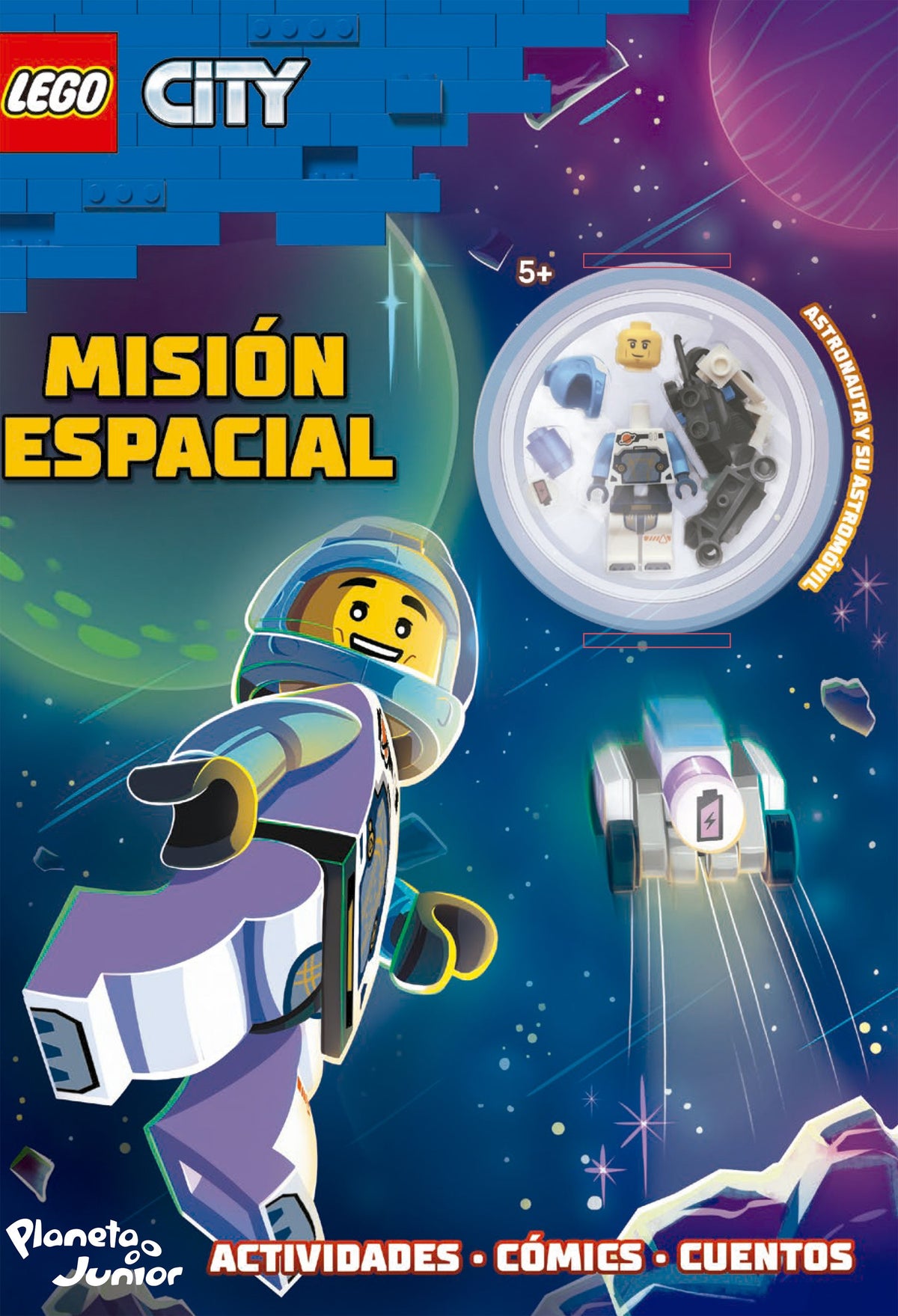 MISIÓN ESPACIAL. ACTIVIDADES - CÓMICS - CUENTOS + FIGURITA LEGO