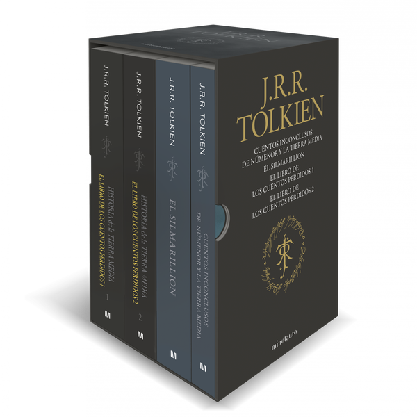 ESTUCHE TOKIEN 2 (SILMARILLION, CUENTOS INCONCLUSOS, HISTORIA DE LA TIERRA MEDIA 1 Y 2)