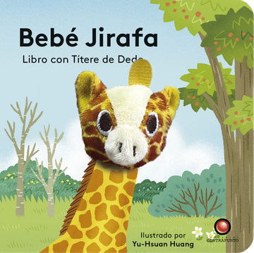 libro con titere de dedo - BEBE JIRAFA