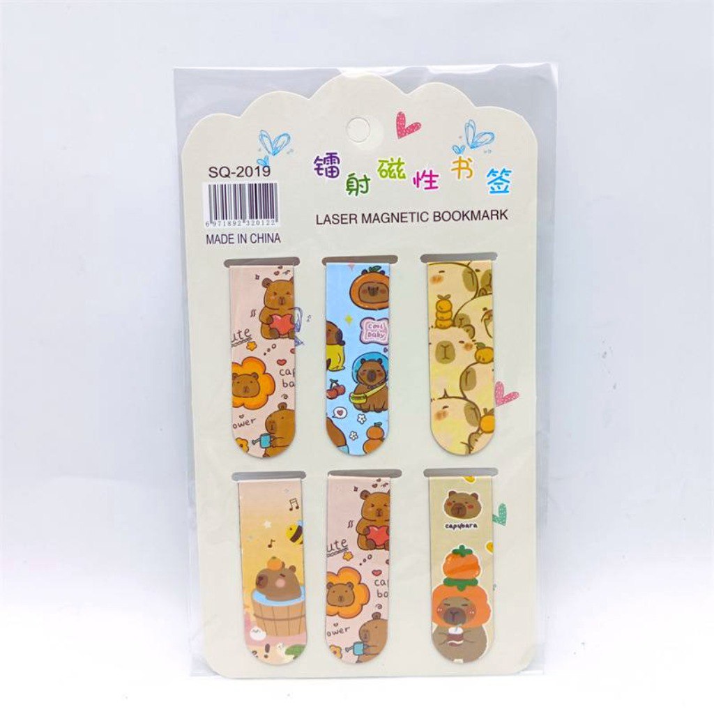 MARCAPAGINA DE CAPYBARA IMANTADO(BOOKMARK)