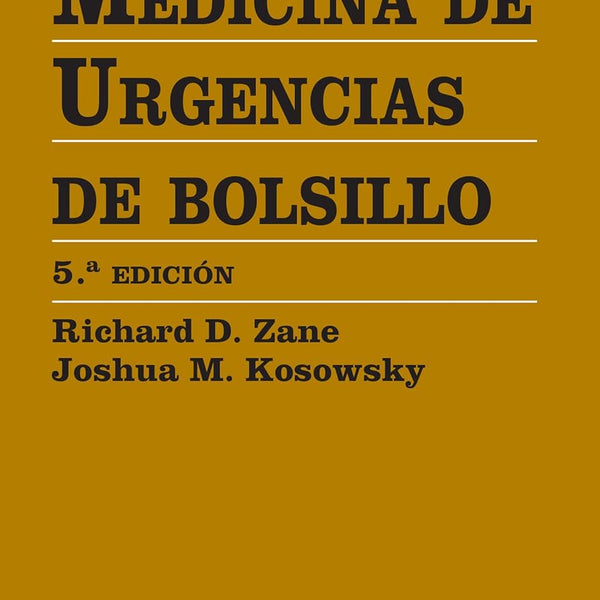MEDICINA DE URGENCIAS DE BOLSILLO 5ª EDICIÓN