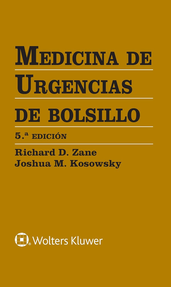 MEDICINA DE URGENCIAS DE BOLSILLO 5ª EDICIÓN