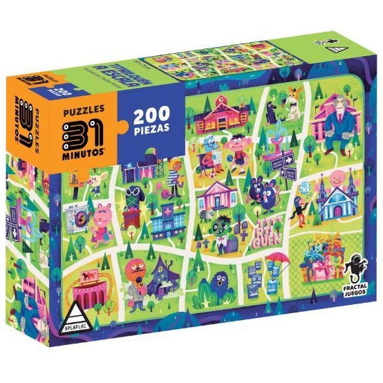 PUZZLE 200 PCS - TITIRILQUÉN A ESCALA(FRACTAL)