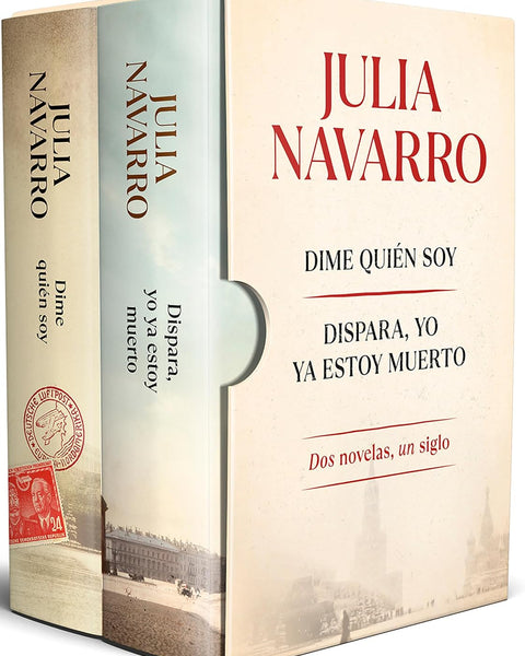 ESTUCHE JULIA NAVARRO (DIME QUIÉN SOY - DISPARA, YO YA ESTOY MUERTO)