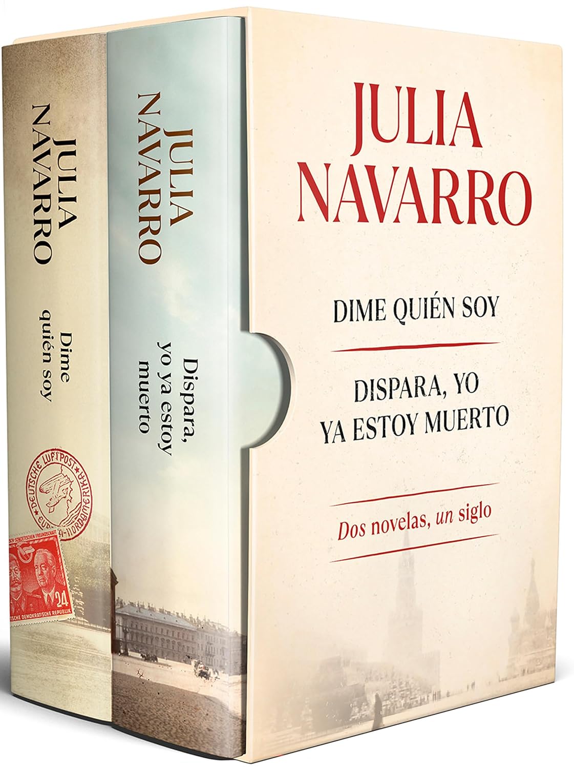 ESTUCHE JULIA NAVARRO (DIME QUIÉN SOY - DISPARA, YO YA ESTOY MUERTO)