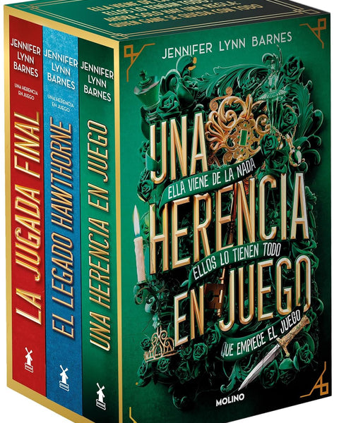 ESTUCHE UNA HERENCIA EN JUEGO(3 TITULOS)