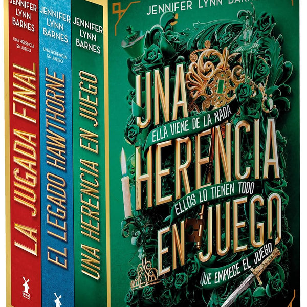 ESTUCHE UNA HERENCIA EN JUEGO(3 TITULOS)