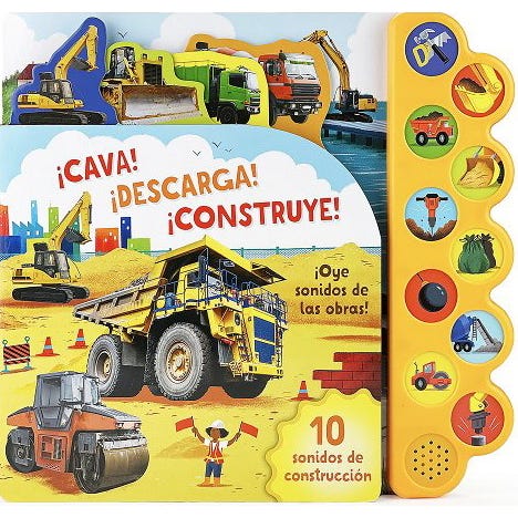 libro sonoro 10 SONIDOS DE CONSTRUCCION
