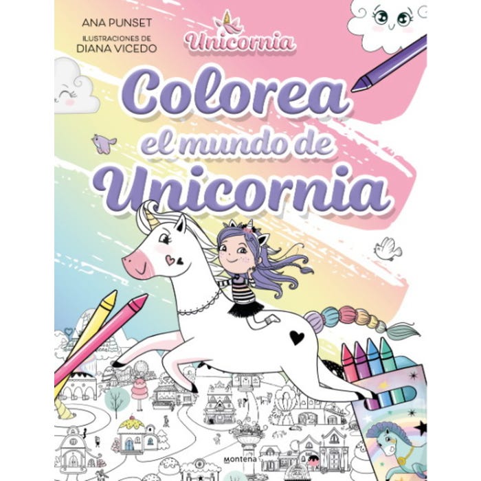 UNICORNIA: MUNDO DE UNICORNIA COLOREAR