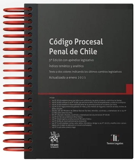 CODIGO PROCESAL PENAL DE CHILE 2025 (ANILLADO)