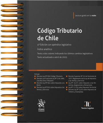 CODIGO TRIBUTARIO DE CHILE 2025 - ANILLADO