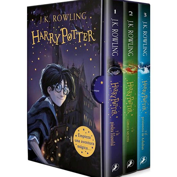 HARRY POTTER  POTTER (ESTUCHE 1, 2 Y 3)