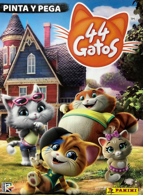 PINTA Y PEGA 44 GATOS