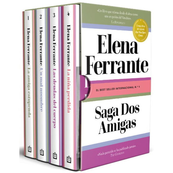 TETRALOGIA LA AMIGA ESTUPENDA (ESTUCHE) (DEBOLSILLO)