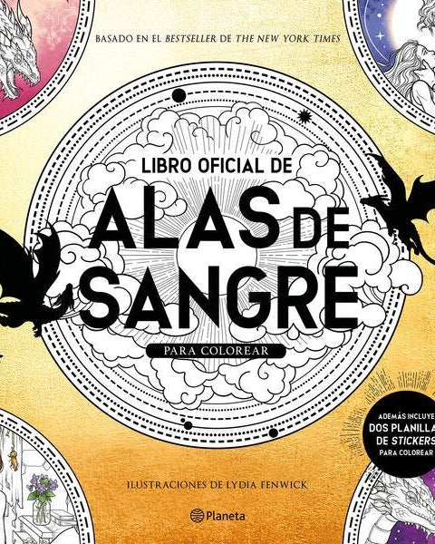 LIBRO OFICIAL DE ALAS DE SANGRE PARA COLOREAR