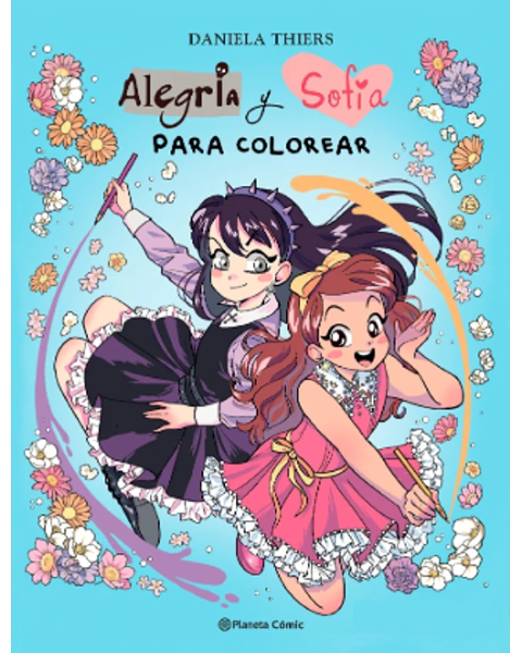 ALEGRÍA Y SOFÍA PARA COLOREAR
