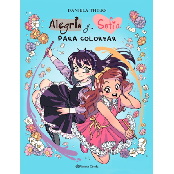 ALEGRÍA Y SOFÍA PARA COLOREAR