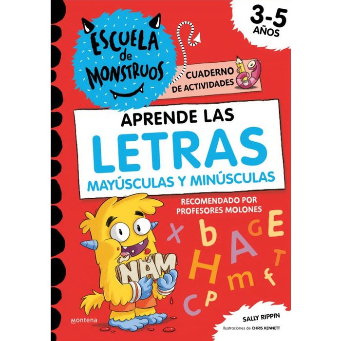 ESCUELA DE MONSTRUOS APRENDE LETRAS