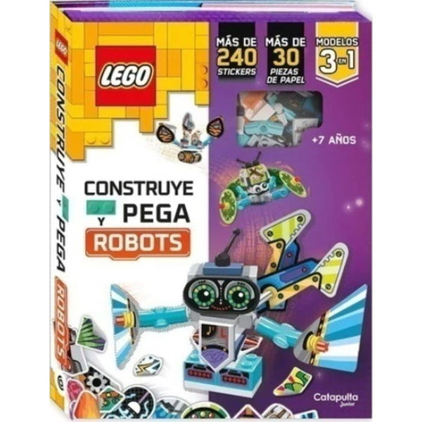 LEGO: CONSTRUYE Y PEGA ROBOTS