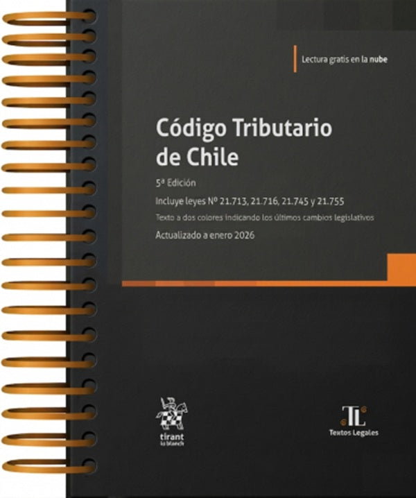 CODIGO TRIBUTARIO DE CHILE 2026 (TIRANT LO BLANCH)