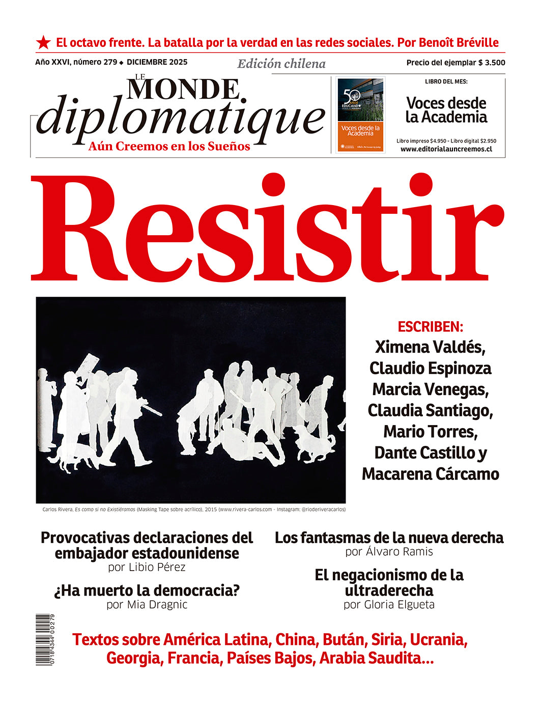 LE MONDE DIPLOMATIQUE N°279  DICIEMBRE