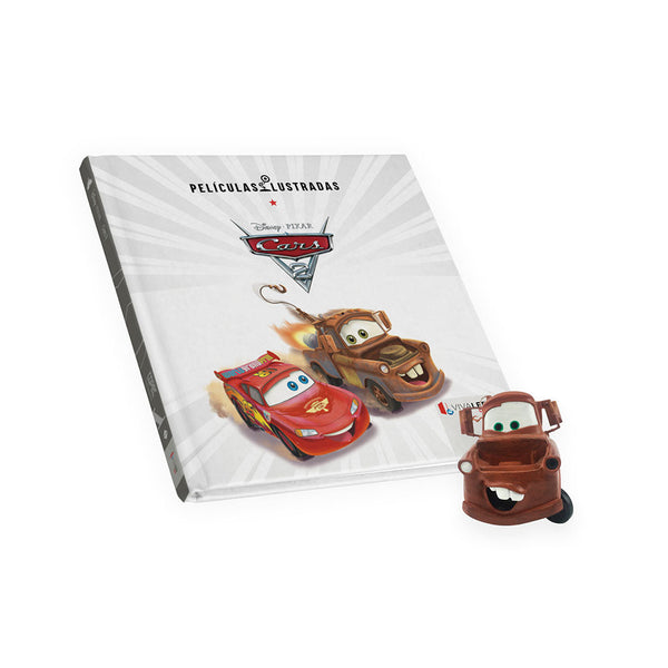SET LIBRO CARS 2 + FIGURA MATE