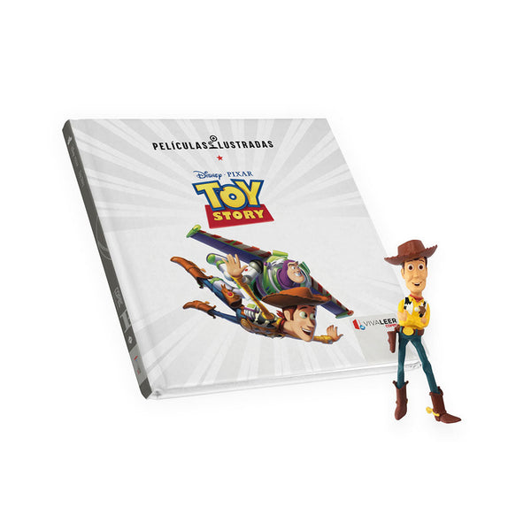 SET LIBRO TOY STORY 1 + FIGURA WOODY