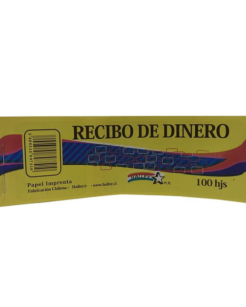 TALONARIO VALE - RECIBO DE DINEROPOR RONEO